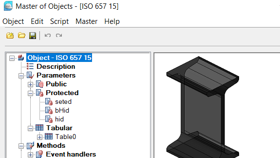 Anpassbare parametrische Objekte